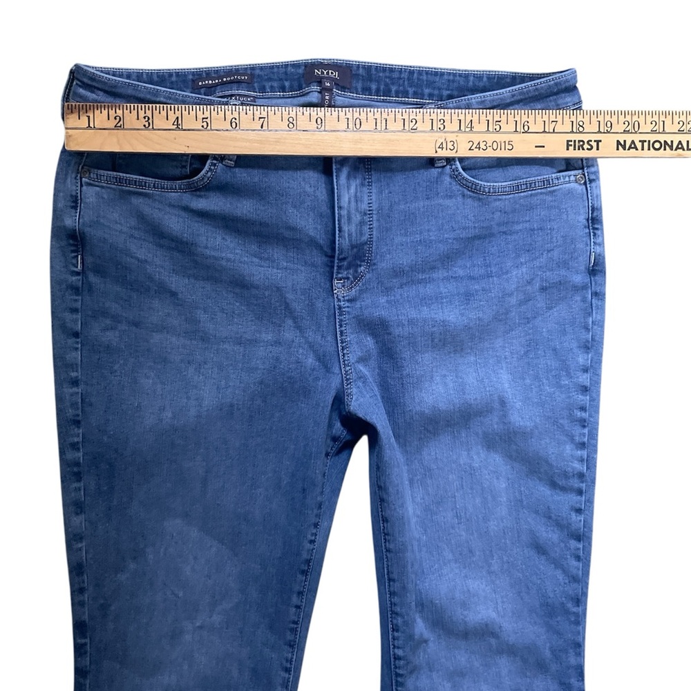 NYDJ Barbara Bootcut Jeans Size 16 Short with Lift Tuck Technology - Picture 5 of 11